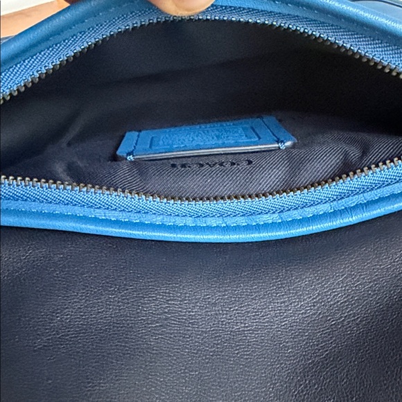 Coach Saddle Blue Crossbody Bag - Picture 7 of 11